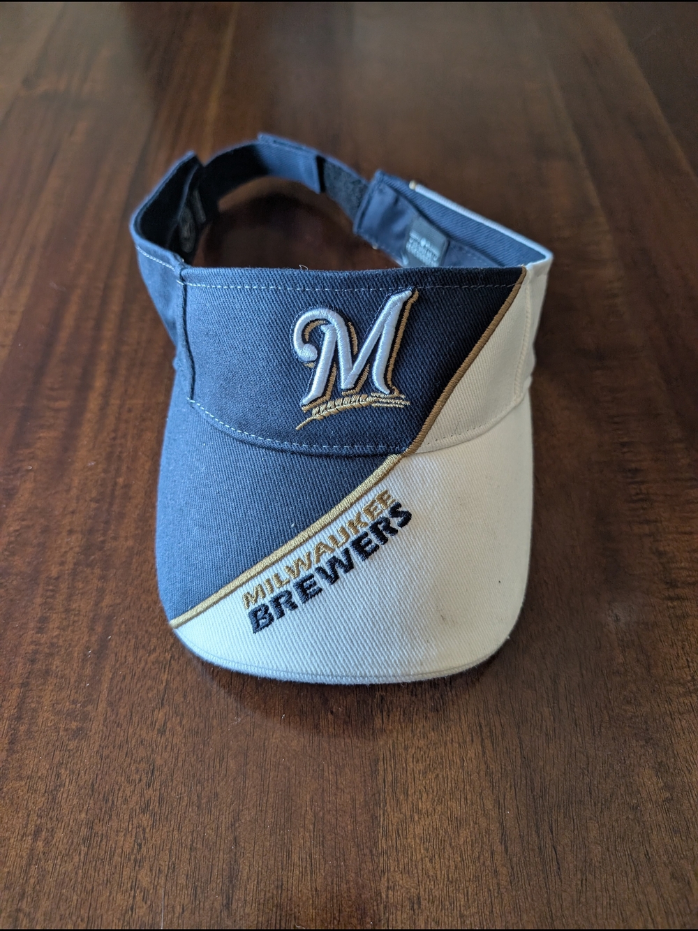 Milwaukee Brewers '47 Visor - Blue/White/Gold - One Size -